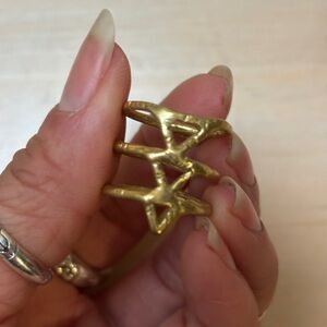 Odette NY brass gold tone ring